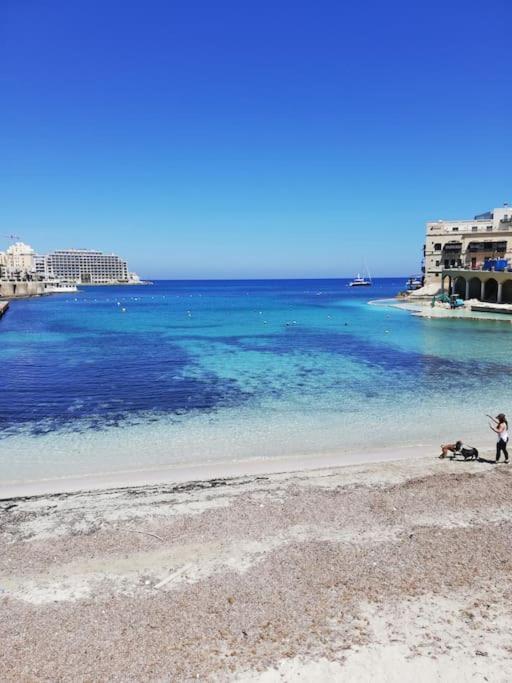 Sunny 2 Bedroom, 2 Bathrooms, Seaside Apt. Sliema Exterior foto